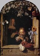 Frans van Mieris, Boy Blowing Bubbles